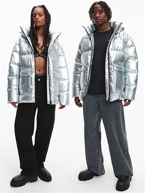 Unisex Recycled Metallic Puffer Jacket Calvin Klein® | J40J4002360IO