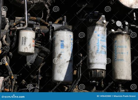 Engine and Mechanical Parts of a Bulldozer Editorial Stock Photo - Image of pressure, pipes ...