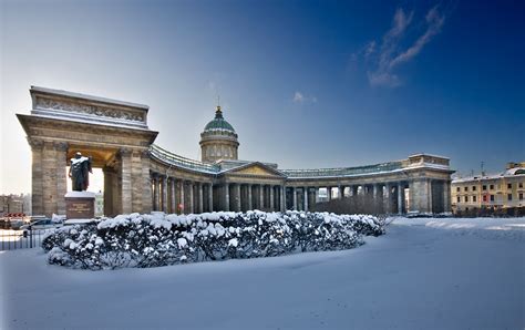 Winter in St. Petersburg, Russia