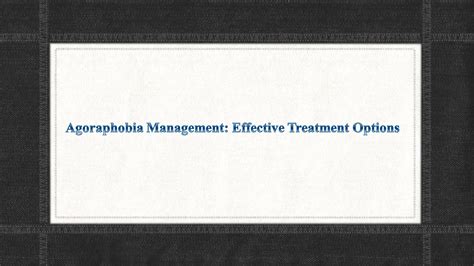 HHC Centre - Agoraphobia Management Effective Treatment Options - Page 2-3 - Created with ...