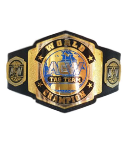 AEW World Tag Team Championship Belt - Aspire Leather