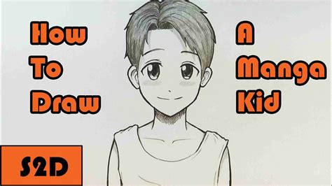 How To Draw a Manga Kid - YouTube