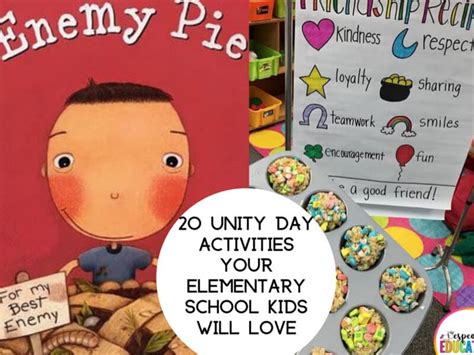 20 Unity Day Activities Your Elementary School Kids Will Love ...