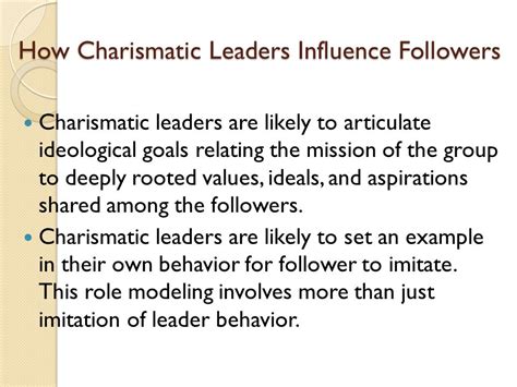 Learn from the Example of Charismatic Leadership - Career Cliff