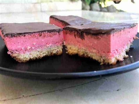 Keto Jello Cheesecake Squares - On and Off Keto