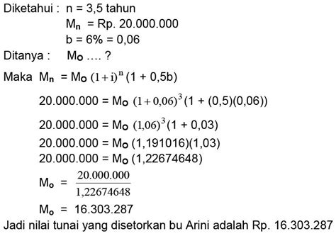 Contoh Soal Bunga Tunggal Dan Bunga Majemuk – Berbagai Contoh