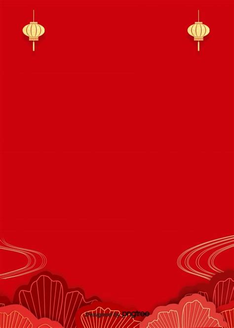 Red Chinese New Year Background Wallpaper Image For Free Download ...