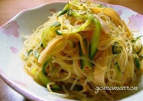 Spicy Chinese Style Cellophane Noodles with Vinegar Sauce Recipe by ...