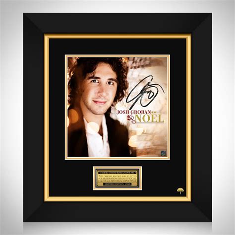 Josh Groban - Noel LP Cover Limited Signature Edition Custom Frame | RARE-T