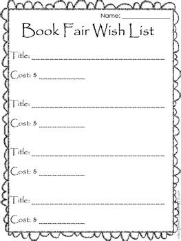 Scholastic Book Fair Wish List Printable - prntbl.concejomunicipaldechinu.gov.co