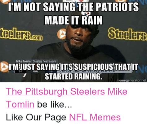 Patriots vs steelers Memes