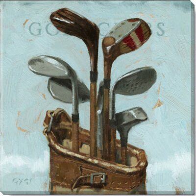 Golf Club Art, Golf Art, Golf Wall Art, Giclee Art Print, Wall Art ...