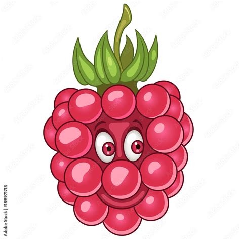 Raspberry Face Emoji Clipart