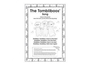 The Tombliboos' Song, Black & White | Songs, Printable activities, Words