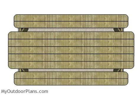 8 foot Picnic Table Plans | MyOutdoorPlans