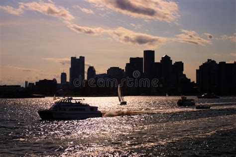 Boston Harbor Lighthouse is the Oldest Lighthouse in New England Stock Photo - Image of coast ...