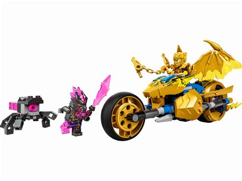 LEGO 71768 NINJAGO Jays Golddrachen-Motorrad, Vergeltungsstein-Krieger, Spinne: Lobigo.de: Spielzeug