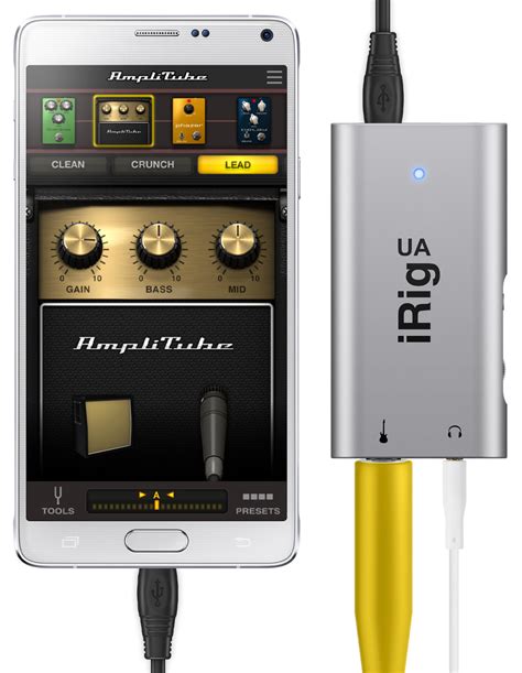 IK Multimedia Announces iRig UA universal Android guitar effects ...