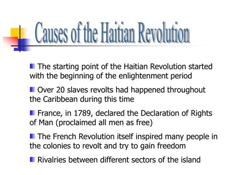 PPT - Haitian Revolution PowerPoint Presentation - ID:369773