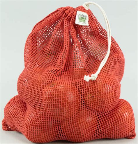 Mesh Produce Bag Organic Cotton (Medium/Large) | Live zero