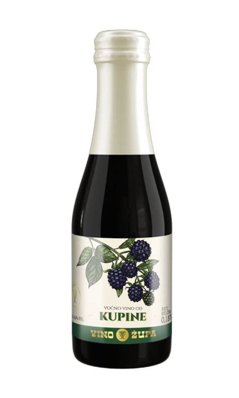 Blackberry wine 4% 0,187l - Vino Župa