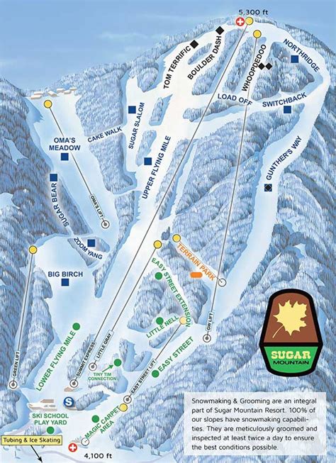 Ski Resorts In north Carolina Map | secretmuseum