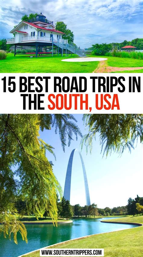 15 Best Road Trips In The South, USA | Road trip fun, Road trip usa ...