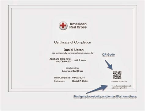 Cpr Certification Card Template