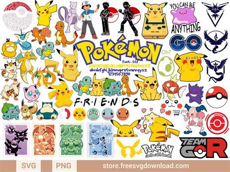 Pokemon SVG Bundle (FSD-J47) - Store Free SVG Download