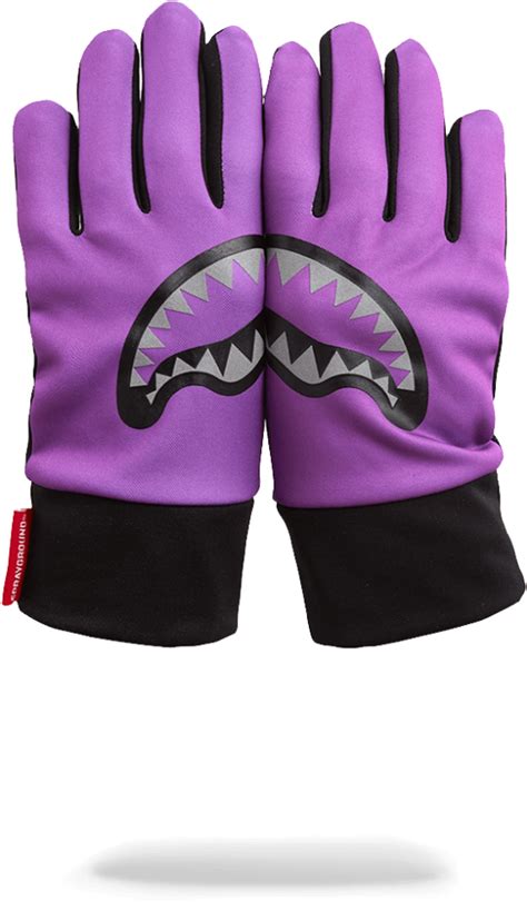 Download Purple 3m Shark Mouth Gloves - Soccer Goalie Glove - Full Size PNG Image - PNGkit