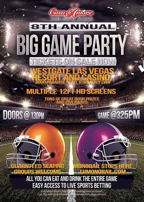 Las Vegas Super Bowl Parties - The Vegas Parlay