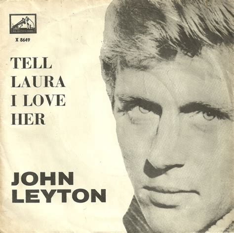 John Leyton - Tell Laura I Love Her (1964, Vinyl) | Discogs