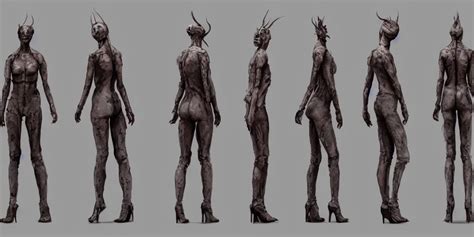 silent hill creature, character sheet, concept design, | Stable Diffusion