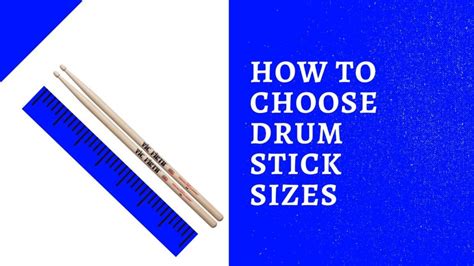 How To Choose Drum Stick Sizes | Which Drum Stick | Total Drummer