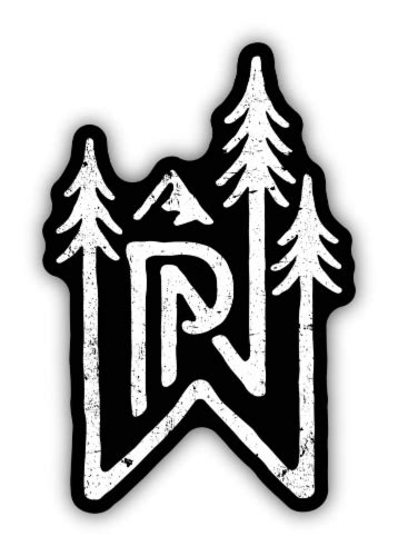 Stickers Northwest PNW Mountain and Tree Vinyl Sticker, 1 ct - Kroger