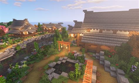 Minecraft Timelapse: Transforming a Plains Biome into a Japanese Village – BlueNerd