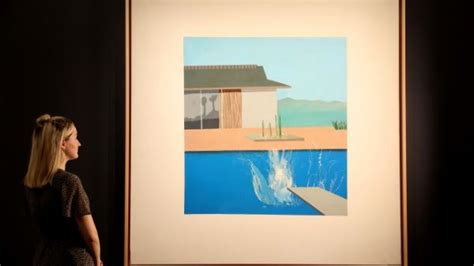 The Splash: A striking piece by David Hockney sells at Sotheby's ...