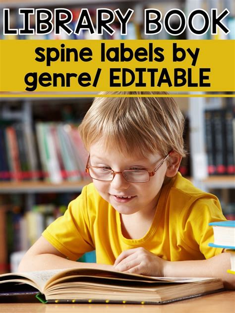 Library Book Labels by Genre