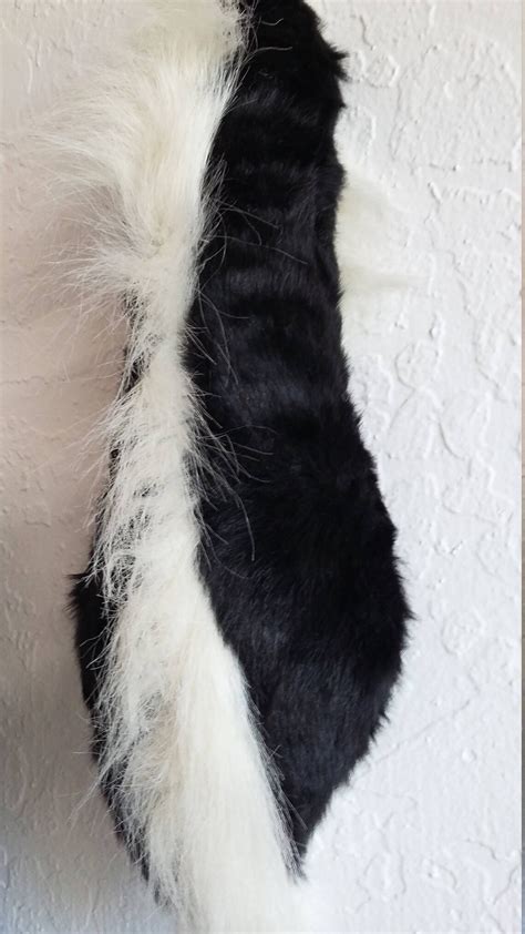 Skunk tail costume Skunk ears and tail | Etsy