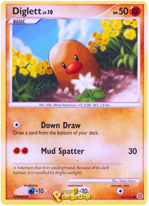 Diglett - Secret Wonders #85 Pokemon Card