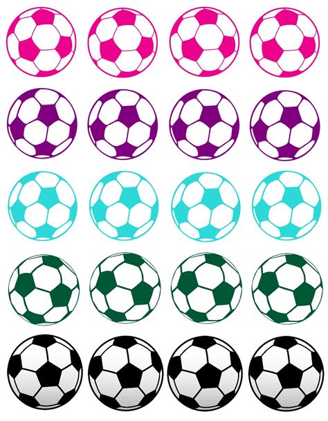 Printable Soccer Stickers - Printable Templates