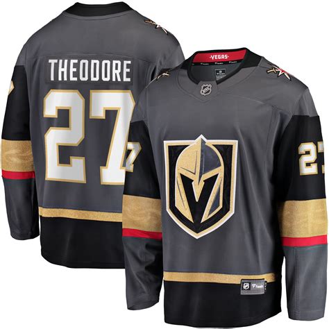 Shea Theodore Vegas Golden Knights Fanatics Branded Alternate Premier ...