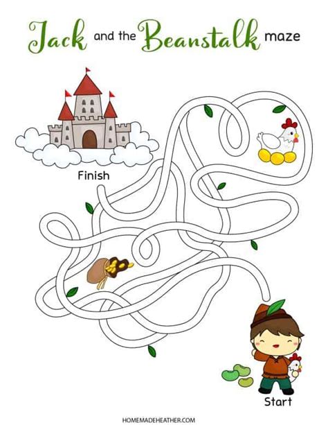 Jack and the Beanstalk Activity Printables | Jack and the beanstalk ...