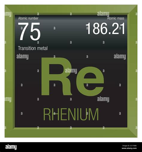 Rhenium atomic structure Stock Vector Images - Alamy