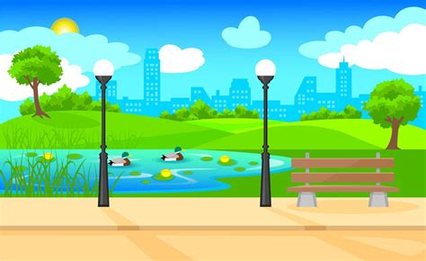 Cartoon Park Background - 1 by AnimalToonStudios20 on DeviantArt