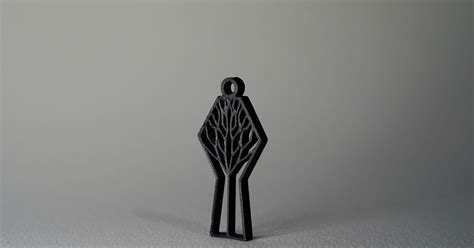 Keyhole Tree Pendant or Earring by GFron | Download free STL model | Printables.com