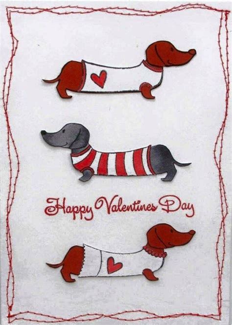 Pin by Anat on Valentine's Day | Dachshund love, Happy valentine ...