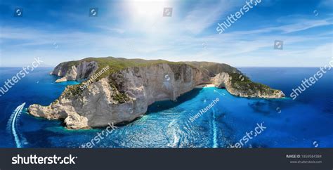 Beautiful Panoramic Aerial View Famous Shipwreck Stock Photo 1859584384 ...