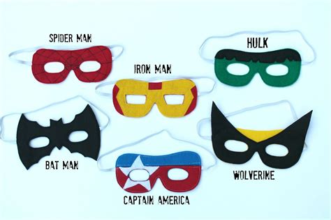 Superhero Masks — Tessie Fay | Superhero masks, Superhero mask template, Make your own superhero