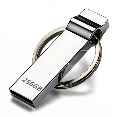 fashion Metal Key chain USB Flash Drive pendrive 64GB 32GB real capacity 16GB 8GB 4GB flash ...